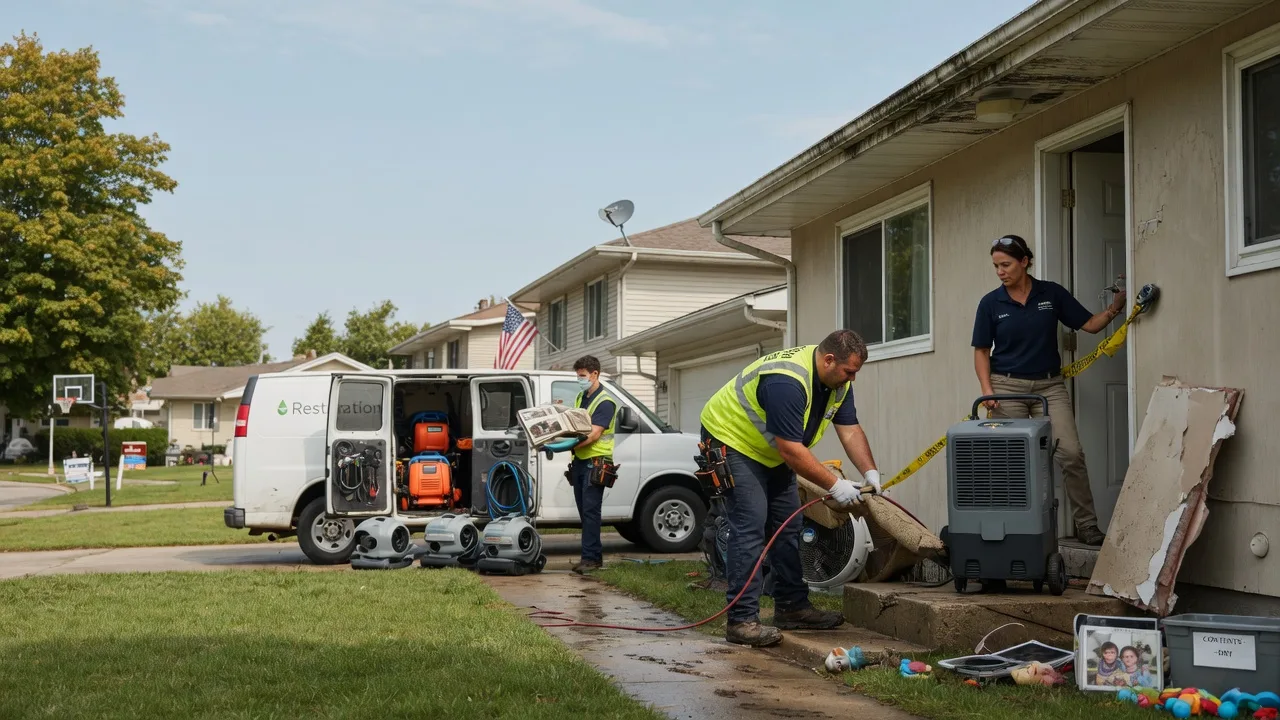 Water Damage Restoration in Pine Village, IN near me